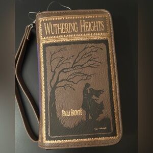Wuthering Heights Book Wallet Wristlet Clutch